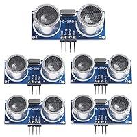 Algopix Similar Product 15 - AOICRIE 5pcs HCSR04 Ultrasonic Sensor