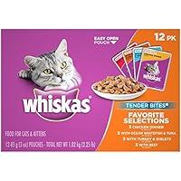 Algopix Similar Product 9 - WHISKAS TENDER BITES Favorite