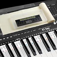 Algopix Similar Product 13 - 61 Key Piano Keyboard Stickers Piano