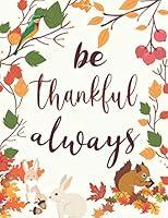 Algopix Similar Product 6 - be thankful always Thanksgiving