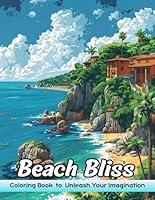 Algopix Similar Product 9 - Beach Bliss Adult Coloring Book with