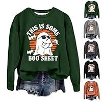 Algopix Similar Product 4 - Halloween Sweatshirts for Women Ghost