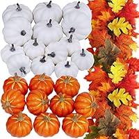 Algopix Similar Product 5 - 24 Pcs Bulk Assorted Artificial Orange