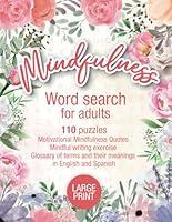 Algopix Similar Product 3 - MINDFULNESS WORD SEARH FOR ADULTS AND