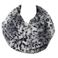 Algopix Similar Product 2 - La Carrie Womens Faux Fur Leopard Print