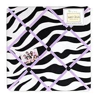 Algopix Similar Product 16 - Purple Funky Zebra Fabric MemoryMemo