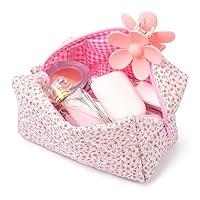 Algopix Similar Product 16 - SOIDRAM Quilted Makeup Bag Floral