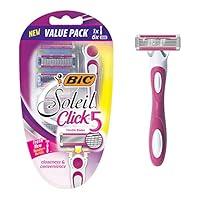 Algopix Similar Product 1 - BIC Soleil Click 5 Womens Disposable