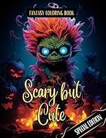 Algopix Similar Product 1 - Fantasy Coloring Book Scary but Cute