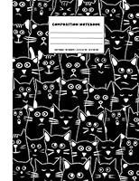 Algopix Similar Product 19 - Confused Cats Composition Notebook Wide