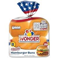 Algopix Similar Product 15 - Wonder Bread Classic Hamburger Buns 