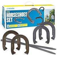 Algopix Similar Product 15 - TRIUMPH SPORTS USA Steel Horseshoe Set