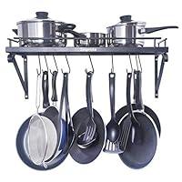 Algopix Similar Product 16 - ZESPROKA Kitchen Wall Pot Pan RackWith