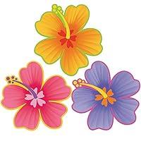 Algopix Similar Product 11 - Tropical Hibiscus Flower Cutouts  13