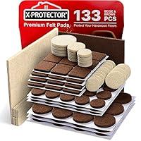 Algopix Similar Product 12 - Felt Furniture Pads XPROTECTOR 133 PCS