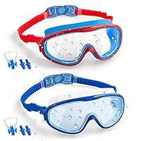 Algopix Similar Product 17 - Vetoo Kids Swim Goggles 2 Pack AntiFog
