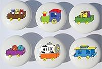 Algopix Similar Product 10 - Train Drawer PullsTrain Nursery Decor