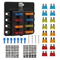 Algopix Similar Product 19 - 1 Pc of 32V 8Way Blade Fuse Box Block