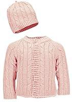 Algopix Similar Product 12 - Baby Dove Cable Knit Cardigan  Beanie