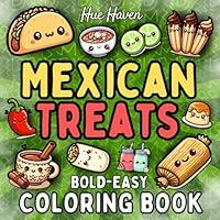 Algopix Similar Product 12 - Mexican Treats Bold and Easy Coloring