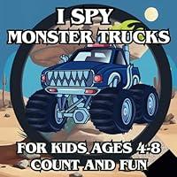 Algopix Similar Product 11 - I Spy Monster Trucks for Kids Ages 48