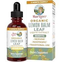 Algopix Similar Product 1 - MaryRuth Organics Lemon Balm Leaf 