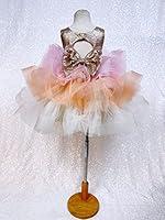 Algopix Similar Product 6 - Multi Colored Pink Orange Ivory Tulle