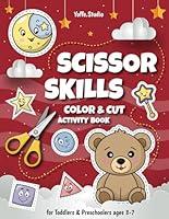 Algopix Similar Product 18 - Scissor Skills Color  Cut Activity