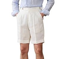 Algopix Similar Product 11 - MSBUTIKS Casual Linen Short Pants