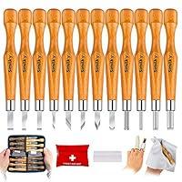 Algopix Similar Product 15 - SIMILKY 12 Set SK7 Carbon Steel Wood
