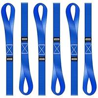 Algopix Similar Product 4 - Soft Loop Tie Down Straps  1500 Load