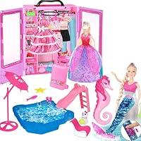 Algopix Similar Product 19 - BETTINA Pool Set and Mermaid Doll and