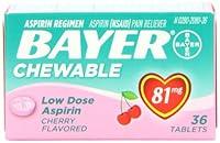 Algopix Similar Product 8 - Bayer Chewable Low Dose Baby Aspirin