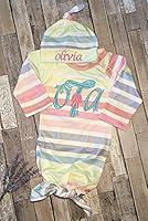 Algopix Similar Product 1 - Rainbow Baby Gown Infant Girl Coming