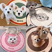 Algopix Similar Product 18 - Custom Round Rug with Your Pet