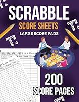 Algopix Similar Product 6 - Scrabble Score Sheets 200 Large Score