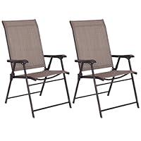 Algopix Similar Product 4 - Giantex Set of 2 Patio Dining Chairs