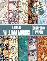 Algopix Similar Product 7 - Animal William Morris Scrapbook Paper