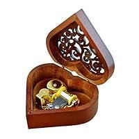 Algopix Similar Product 5 - WESTONETEK Heart Shaped Vintage Wood
