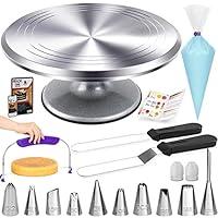 Algopix Similar Product 6 - RFAQK 50PCs Cake Turntable Set 12