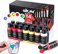 Algopix Similar Product 20 - Colorful Stain Glass Paint Set with 6