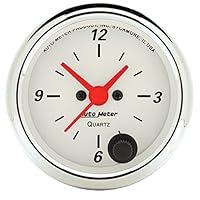 Algopix Similar Product 4 - AUTO METER 1385 Arctic White Clock