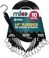 Algopix Similar Product 12 - Miloo Rubber Bungee Cords with Hooks 