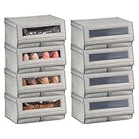 Algopix Similar Product 16 - mDesign Fabric Large Storage Box Bin