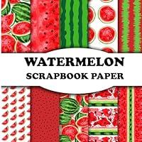 Algopix Similar Product 1 - Watermelon Scrapbook Paper 20 Double