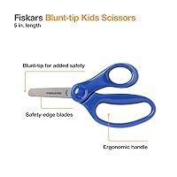 Fiskars Forged Scissors - 8 Stainless Steel - Paper and Fabric Scissors  for Office, Arts, and Crafts - Silver