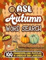 Algopix Similar Product 1 - ASL Autumn Word Search  100