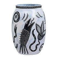 Algopix Similar Product 7 - Kosta Boda Caramba Vase, Black and White
