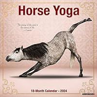 Algopix Similar Product 10 - Horse Yoga 2024 12" x 12" Wall Calendar