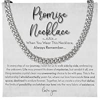 Algopix Similar Product 4 - CHISIDE Promise Necklace For Him